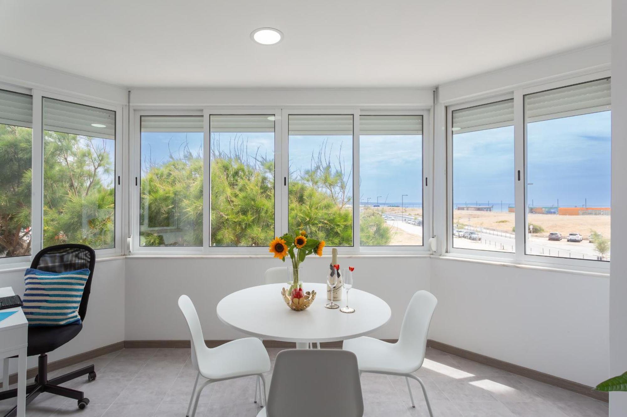 Beguest Beachfront Apartment Caparica Lisbon 코스타 다 카파리카 외부 사진